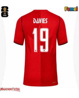 Canada Alphonso Davies #19 Echipament de Fotbal Replică Mondial 2026 Femei Acasa Canada Alphonso Davies #19 Echipament de Fotbal Replică Mondial 2026 Femei Acasa